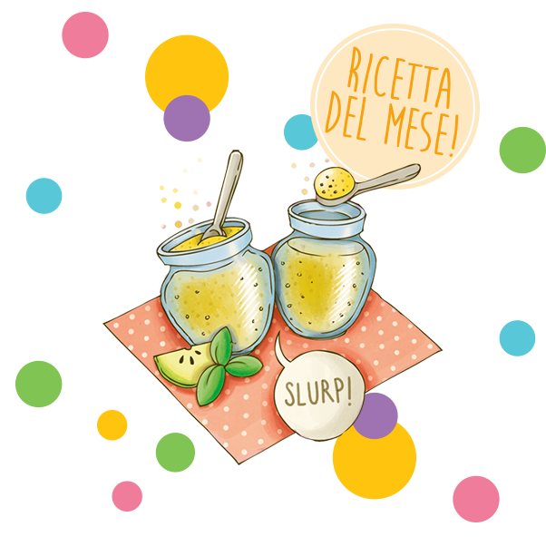 Bicchierini con purea di frutta e cereali integrali