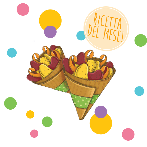 Chips golose di verdure al forno