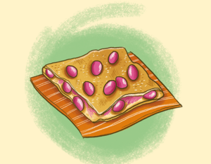 Focaccia dolce all'uva