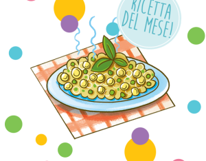 Orecchiette con tonno zucchine e piselli