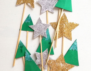 Cake topper scintillante