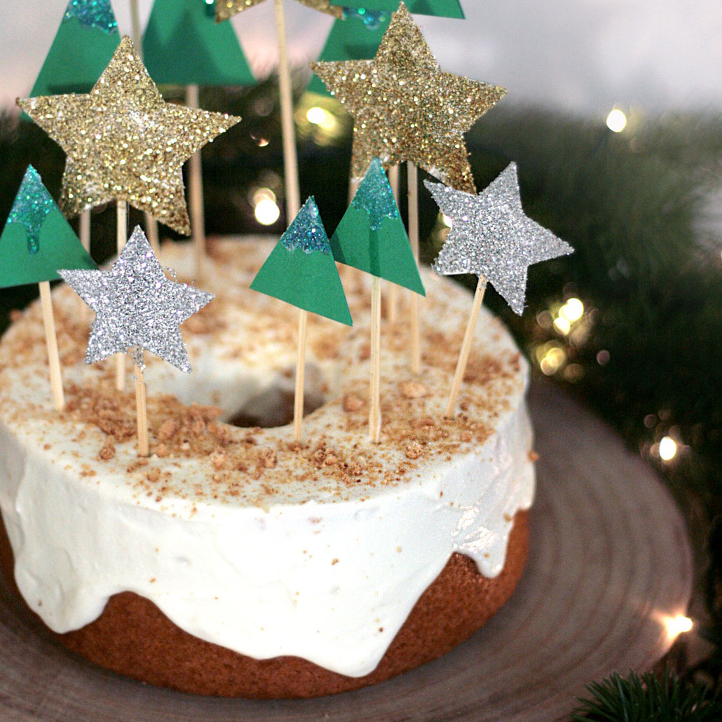 Chiffon cake pere e amaretti