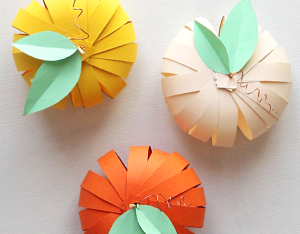 Zucche di carta decorative!