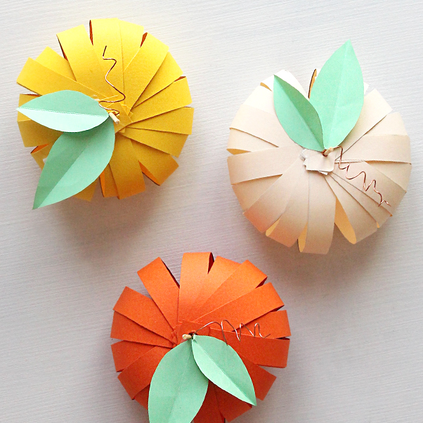 Zucche di carta decorative!