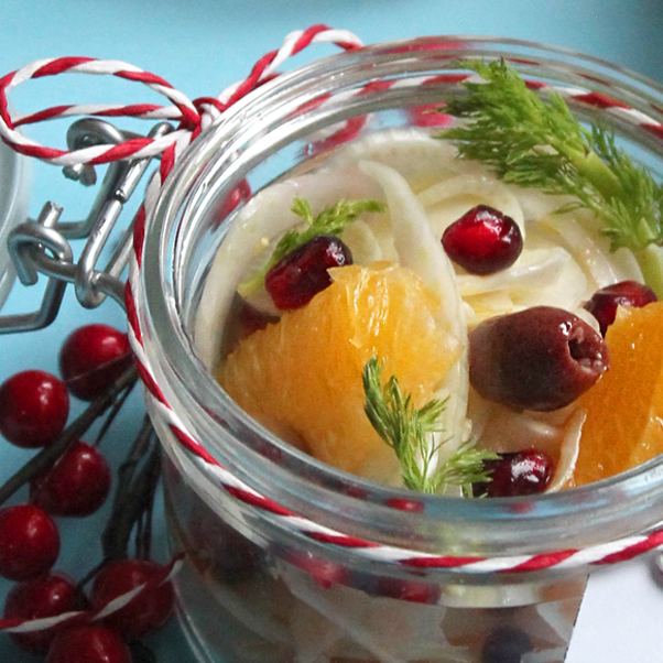 Insalata invernale arance e finocchi