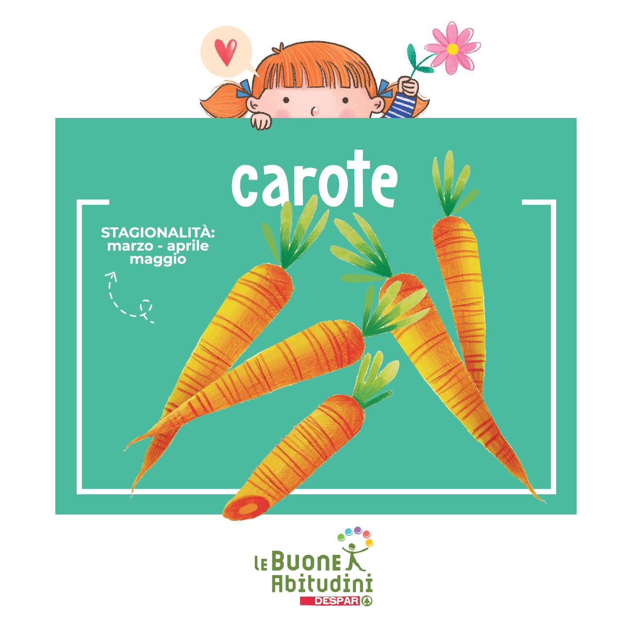 Carote: colorate, nutrienti e amiche dei bambini!