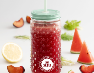 Centrifugato prugne, anguria, finocchio e limone