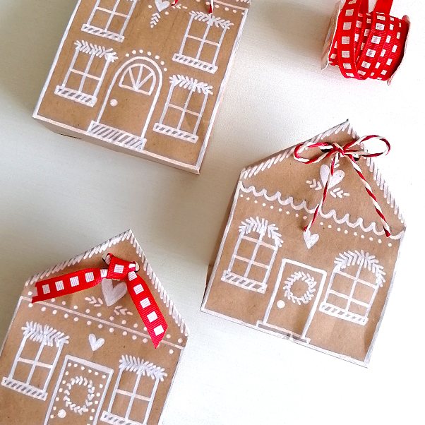 Confezioni regalo casette di pan di zenzero!