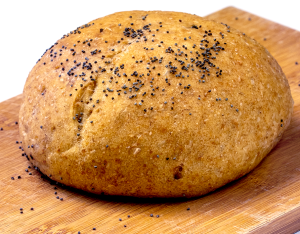 Panini con farina integrale e semi di papavero
